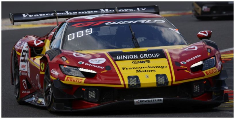 Ferrari 296 GT3 AF Corse Francorchamps Motors 24H Spa 2025 4th #50 Donno/Fuoco/Leclerc 1:43 Scale Resin Car – Looksmart