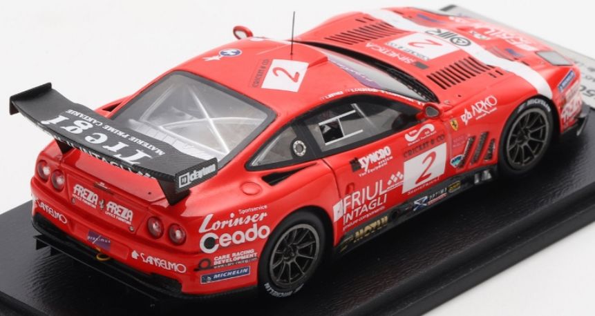 Ferarri 550 Maranello BMS 24H Spa 2004 Winner #2 Cappellari/Gollin/Bryner/Calderar 1:43 Scale Resin Car – Looksmart