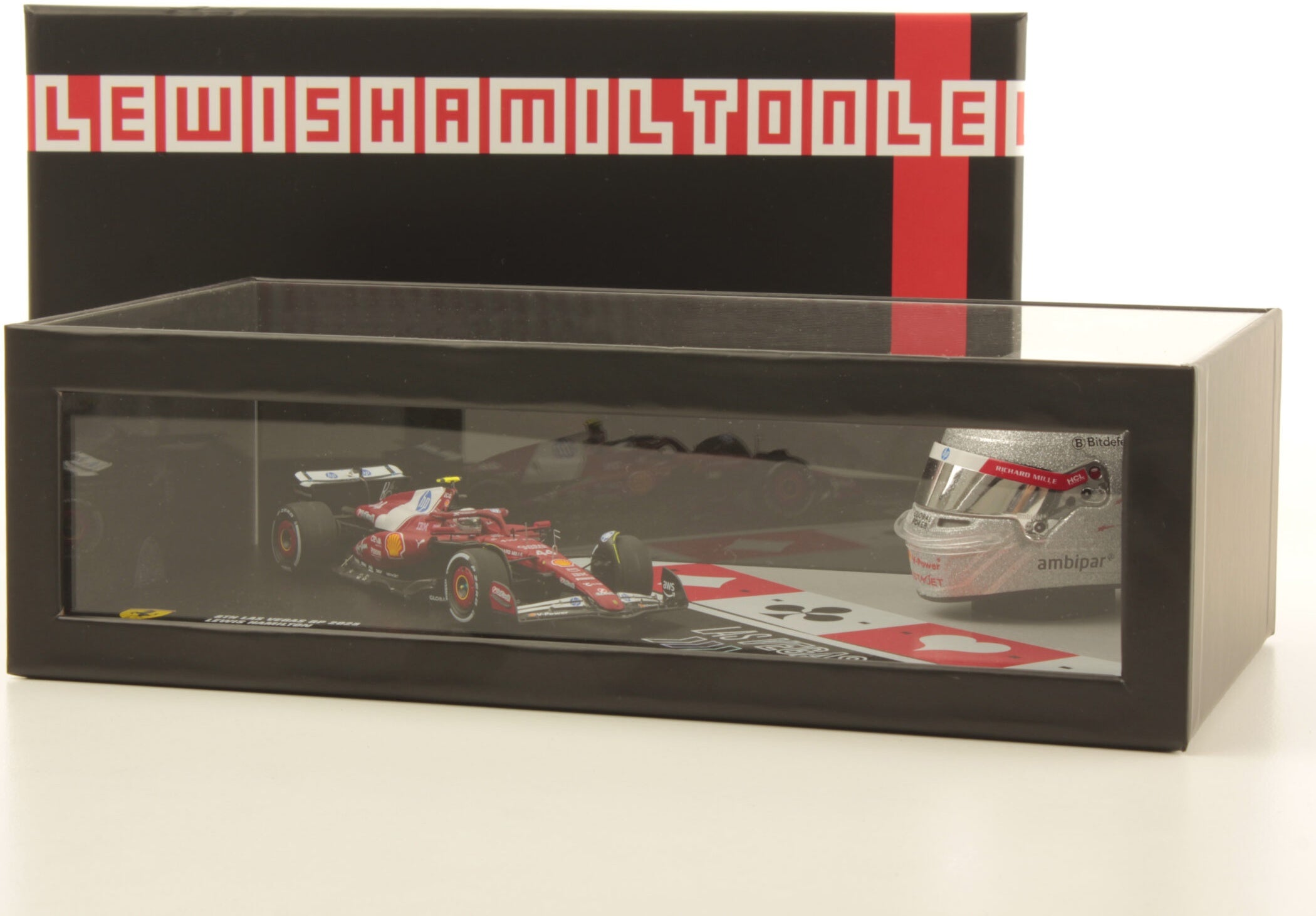 Ferrari SF-25 F1 Las Vegas GP 2025 #44 Lewis Hamilton 1:43 Scale Resin Car – Looksmart
