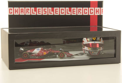 Ferrari SF-25 F1 Abu Dhabi GP 2025 #16 Charles Leclerc 1:43 Scale Resin Car – Looksmart