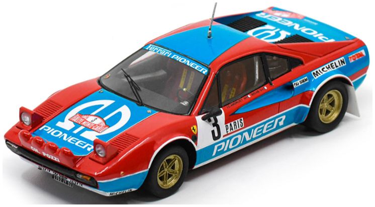 Ferrari 308 Gr 4 Monte Carlo Rally 1982 #3 J.C Andruet 'Biche' 1:43 Scale Resin Car – Looksmart