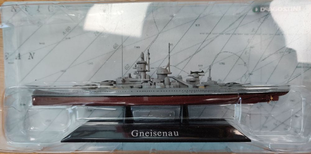 Gneisenau Battleship 1930 1:1250 Scale Unbranded Diecast Model-Unbranded-Diecast Model Centre