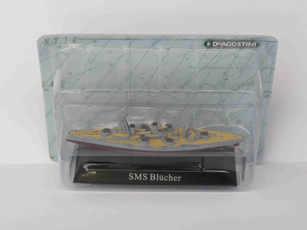 S.M.S. Blucher Armored Cruiser 1908 1:1250 Scale Unbranded Diecast Model-Unbranded-Diecast Model Centre