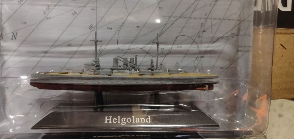 HELGOLAND Battleship 1911 1:1250 Scale Unbranded Diecast Model