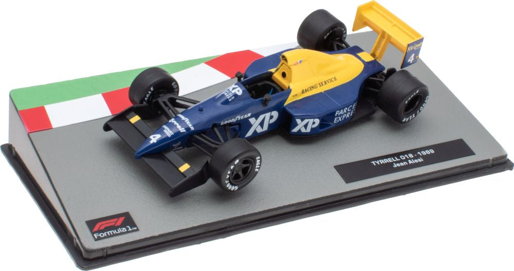 Tyrrell 018 #4 F1 1989 Jean Alesi 1:43 Scale Diecast Model