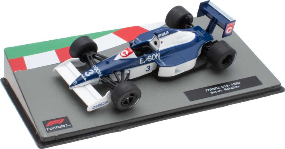 Tyrrell 018 #3 F1 1990 Satoru Nakajima 1:43 Scale Diecast Model