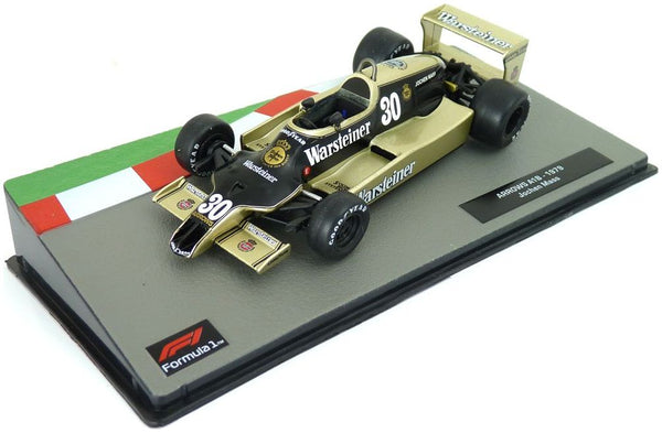海外販売エディコラF1コレクション1/43アローズARROWS A1B -1979 リカルドパトレーゼ Panini Formula 1 Car Collection Arrows A1 1979 Issue 195 inc