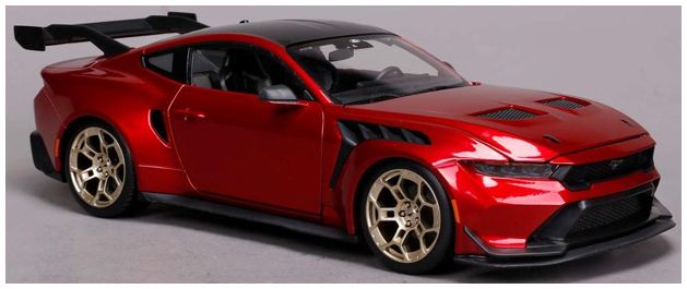 Ford Mustang GTD 2025 Red 1:18 Scale Diecast Model Car - Maisto