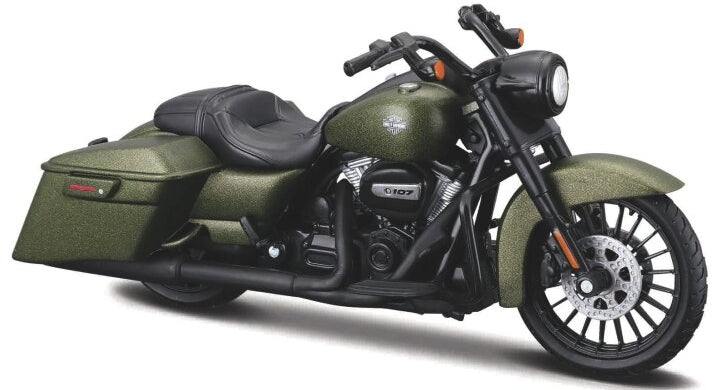 Harley-Davidson Road King Special 2022 Verde Modelo a escala 1:18 Maisto Fundición a presión