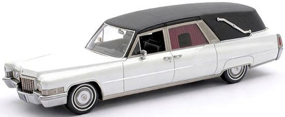 Cadillac Superior Funeral Car 1970 White 1:43 Scale Resin Car – Matrix