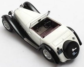 Alfa Romeo 6C 1750SV Figoni Open White Black 1932 1:43 Scale Resin Car – Matrix