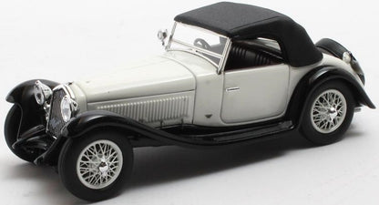 Alfa Romeo 6C 1750SV Figoni Closed White Black 1932 1:43 Scale Resin Car – Matrix