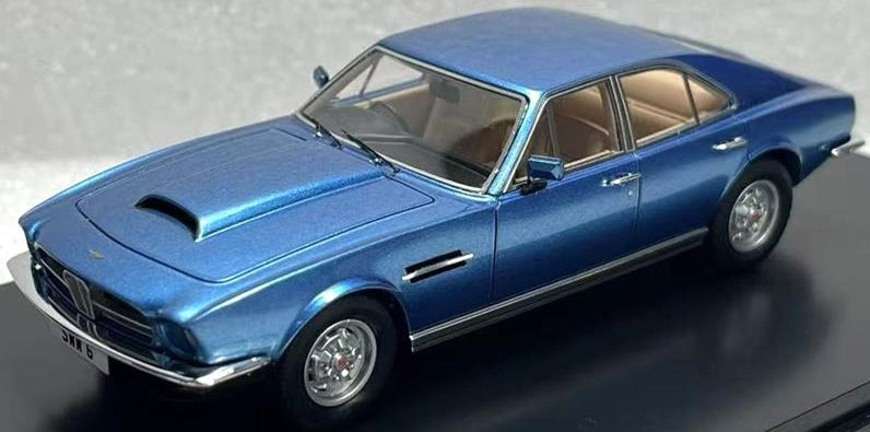 Aston Martin Lagonda S1 Blue Metallic 1974-1977 1:43 Scale Resin Car – Matrix