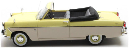 Ford Zodiac MK2 206E Convertible Yellow White 1958-1963 1:43 Scale Resin Car – Matrix