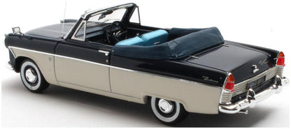 Ford Zodiac Mk2 206E Convertible Blue White 1958-1962 1:43 Scale Resin Car – Matrix