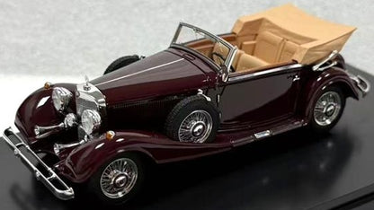 Mercedes-Benz 500K Cabriolet C Maroon 1935 1:43 Scale Resin Car – Matrix