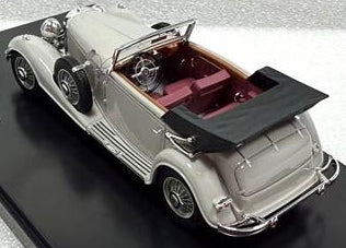 Mercedes-Benz 500K Cabriolet C Grey 1935 1:43 Scale Resin Car – Matrix