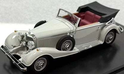 Mercedes-Benz 500K Cabriolet C Grey 1935 1:43 Scale Resin Car – Matrix