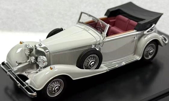 Mercedes-Benz 500K Cabriolet C Grey 1935 1:43 Scale Resin Car – Matrix