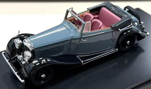 Bentley 414 Litre DHC Vanden Plas 1939 HRH Prince Bernhard #B/32/KT Black/Grey 1:43 Scale Resin Car – Matrix