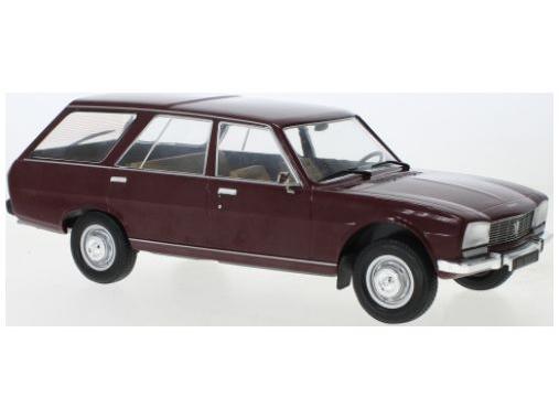 Peugeot 504 Break Dark Red 1976 1:18 Scale Diecast Car – Model Car Group
