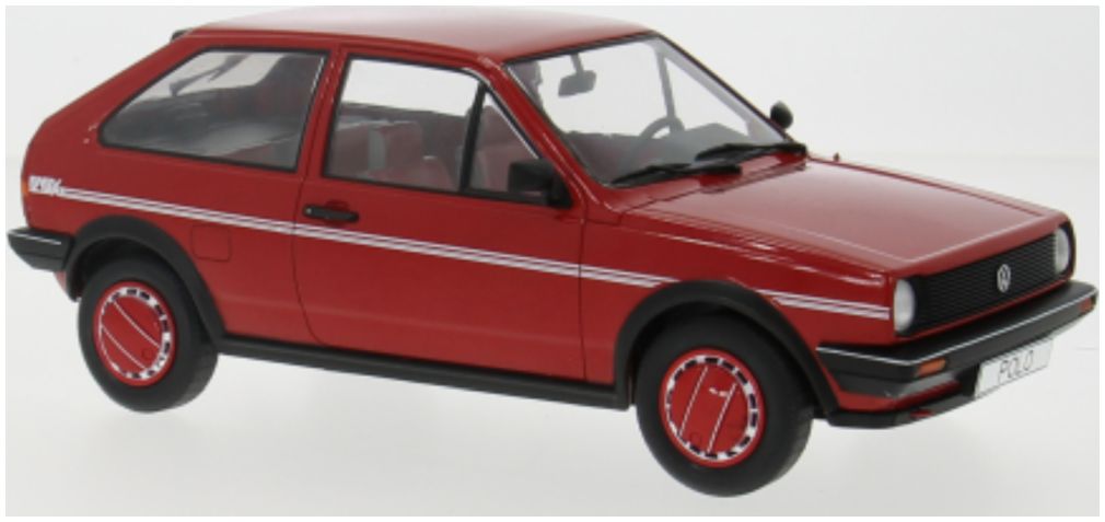 Volkswagen Polo 2 Coupe Fox Red 1985 1:18 Scale Diecast Car – Model Car Group