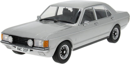 Ford Granada Mk1 Silver RHD UK Exclusive 360pcs 1:18 Scale Diecast Car – Model Car Group