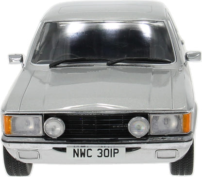 Ford Granada Mk1 Silver RHD UK Exclusive 360pcs 1:18 Scale Diecast Car – Model Car Group