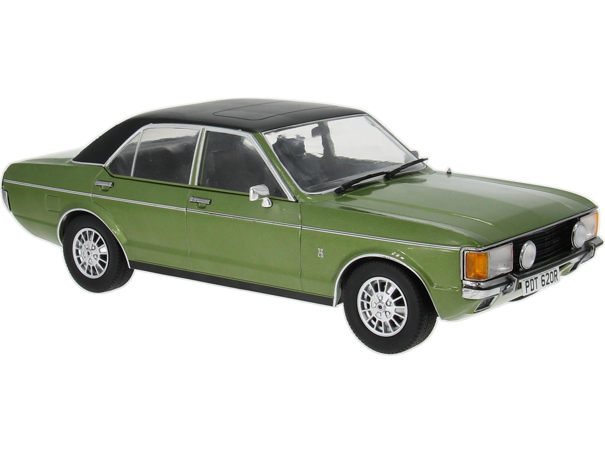 Ford Granada MK1 Metallic Green RHD UK Exclusive 300pcs 1:18 Scale Diecast Car – Model Car Group
