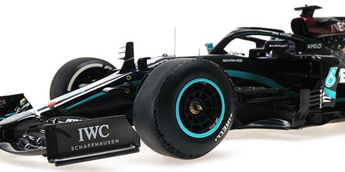 Mercedes-AMG W11 EQ Performance(Flat Tyre) F1 British GP 2020 Lewis Hamilton 1:18 Scale Diecast Car – Minichamps
