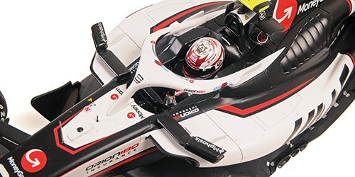 Moneygram Haas F1 Team VF-25 F1 Monaco GP 2025 Oliver Bearman 1:18 Scale Diecast Car – Minichamps