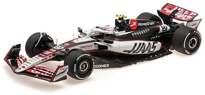 Moneygram Haas F1 Team VF-25 F1 Monaco GP 2025 Oliver Bearman 1:18 Scale Diecast Car – Minichamps