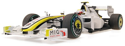 Brawn GP BGP001 Winner F1 European GP 2009 Rubens Barrichello 1:18 Scale Diecast Car – Minichamps