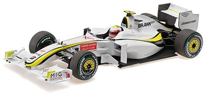 Brawn GP BGP001 Winner F1 European GP 2009 Rubens Barrichello 1:18 Scale Diecast Car – Minichamps