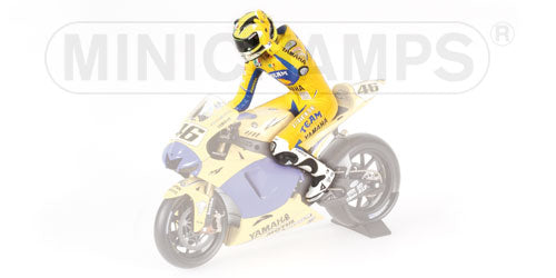 Valentino Rossi Figure Riding MotoGP 2006 1:12 Scale Diecast Model
