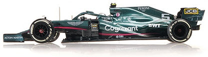Aston Martin AMR21 F1 Monaco GP 2021 Sebastian Vettel 1:43 Scale Diecast Car – Minichamps