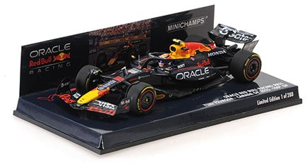 Oracle Red Bull Racing RB21 F1 Canadian GP 2025 Yuki Tsunoda 100th GP 1:43 Scale Diecast Car – Minichamps