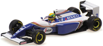 Williams Renault FW16 F1 Brazilian GP 1994 Ayrton Senna 1:64 Scale Diecast Car – Minichamps
