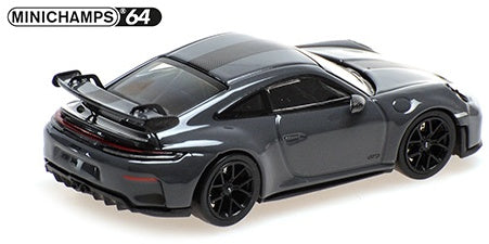 Porsche 911 (992.2) GT3 2025 Grey w/Weissach Package 1:64 Scale Diecast Car – Minichamps