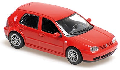 Volkswagen Golf Mk4 1999 Red 1:43 Scale Diecast Car – MaXichamps