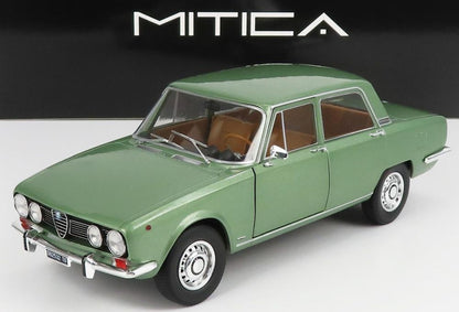 Alfa Romeo 1750 Berlina Series 2 1969 Olive Green 1:18 Scale Diecast Model Car – Mitica