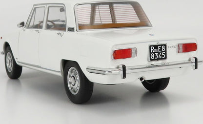 Alfa Romeo 1750 Berlina Series 2 1969 White 1:18 Scale Diecast Model Car – Mitica