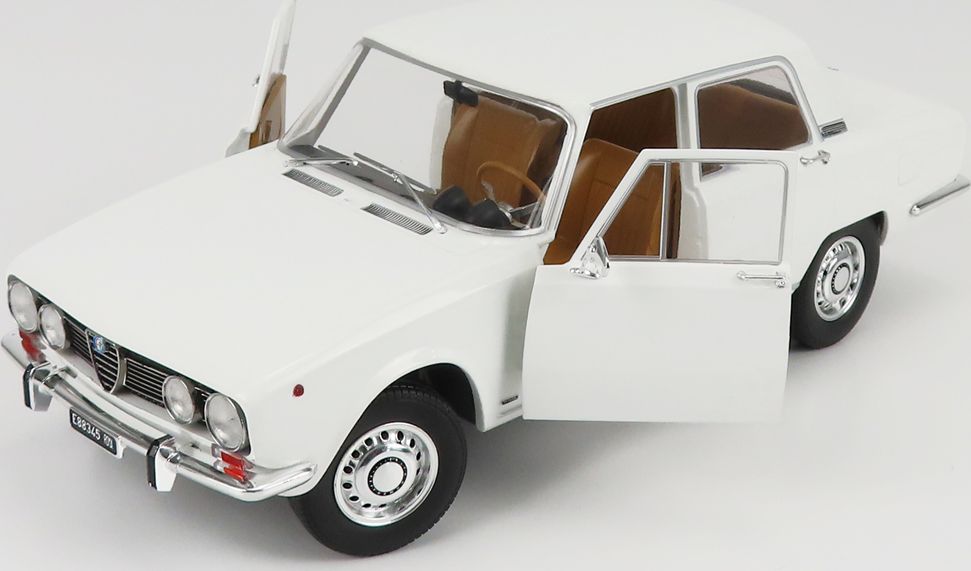 Alfa Romeo 1750 Berlina Series 2 1969 White 1:18 Scale Diecast Model Car – Mitica
