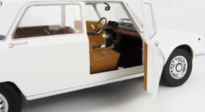 Alfa Romeo 1750 Berlina Series 2 1969 White 1:18 Scale Diecast Model Car – Mitica
