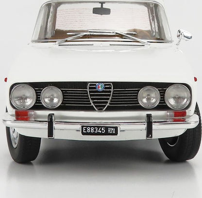Alfa Romeo 1750 Berlina Series 2 1969 White 1:18 Scale Diecast Model Car – Mitica