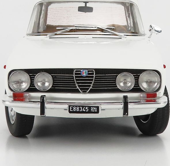 Alfa Romeo 1750 Berlina Series 2 1969 White 1:18 Scale Diecast Model Car – Mitica
