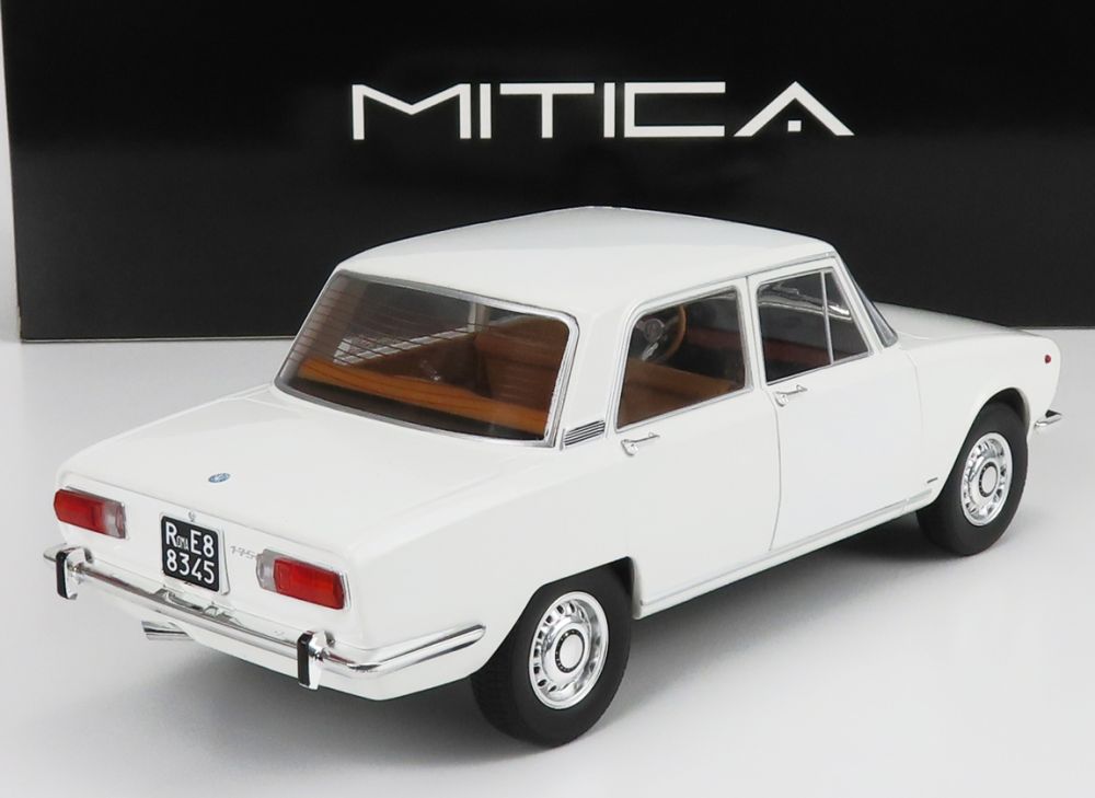 Alfa Romeo 1750 Berlina Series 2 1969 White 1:18 Scale Diecast Model Car – Mitica