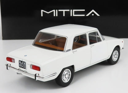 Alfa Romeo 1750 Berlina Series 2 1969 White 1:18 Scale Diecast Model Car – Mitica