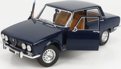 Alfa Romeo 2000 Berlina 1971 w/Commando Polizia Decals 1:18 Scale Diecast Model Car – Mitica