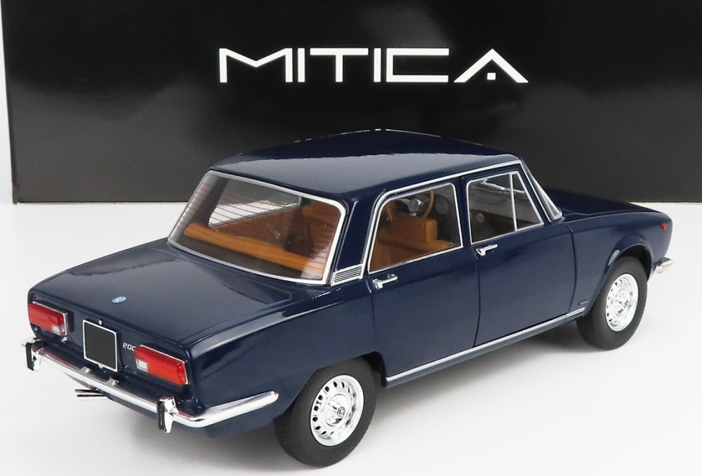 Alfa Romeo 2000 Berlina 1971 w/Commando Polizia Decals 1:18 Scale Diecast Model Car – Mitica